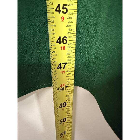 O.p.t Quinn Forrest Green Old Money Vintage Inspired Midi Dress Small - Picture 5 of 9